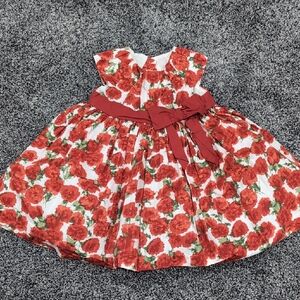 Janie and Jack Red Floral Dress